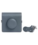 For FUJIFILM instax WIDE Evo Full Body Leather Camera Case Bag with Strap(Grey)