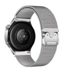22mm Parachute Buckle Milanese Metal Steel Mesh Watch Band(Silver)