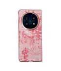 For OPPO Find N5 Embroidery Style Full Coverage Phone Case(Pink)