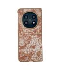 For OPPO Find N5 Embroidery Style Full Coverage Phone Case(Orange)