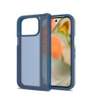 For Google Pixel 9 Pro Fold Skin Feel TPU Hybrid PC Phone Case(Blue)
