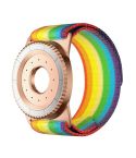 MagSafe Aromatherapy Phone Holder Sports Wristband(Rose Gold + Rainbow)