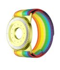 MagSafe Aromatherapy Phone Holder Sports Wristband(Gold + Rainbow)