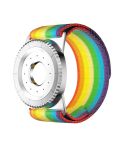 MagSafe Aromatherapy Phone Holder Sports Wristband(Silver + Rainbow)