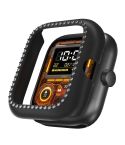 For vivo Watch GT Diamond Half Coverage Hollow PC Watch Protective Case(Black)