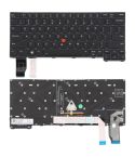 US Version Backlit Laptop Keyboard with Pointing for Lenovo ThinkPad X13 Gen 2 20WK 20XH X13 Yoga Gen 2(Black)