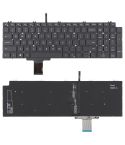 US Version Laptop Keyboard for Dell Precision 7550 7750 7560 7760(Black)