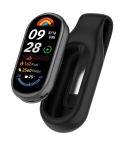 For Xiaomi Smart Band 10 / 9 / 8 Silicone Watch Clip Smart Watch Protective Case(Black)