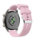 20mm Glossy Silicone Watch Band(Rose Pink)