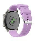 20mm Glossy Silicone Watch Band(Purple)