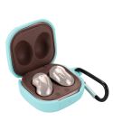 Anti-fall Silicone Earphone Protective Case with Hook For Samsung Galaxy Buds Live/ Buds2 / Buds Pro / Buds2 Pro (Mint Green)