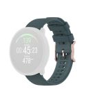 For POLAR Polar Dot Textured Silicone Watch Band, Size: Free Size(Olive Green)