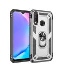 For Vivo Y3 / Y17 Shockproof TPU + PC Protective Case with 360 Degree Rotating Holder(Silver)