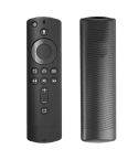 Non-slip Texture Washable Silicone Remote Control Cover for Amazon Fire TV Remote Controller (Black)