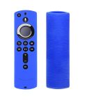 Non-slip Texture Washable Silicone Remote Control Cover for Amazon Fire TV Remote Controller (Blue)