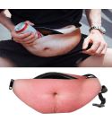 Creative Funny Anti-harassment Artificial Beer Belly Shape Outdoor Bags, Multifunctional Portable Unisex Sports Belly Waist Bag