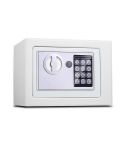 17E Home Mini Electronic Security Lock Box Wall Cabinet Safety Box without Coin-operated Function(White)