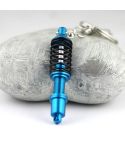 Shock Absorber Keychain Key Ring Holder(Blue)