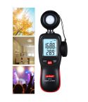 Wintact WT81 Digital Light Lux Meter for Factory / School / House Various Occasion, Range: 0-200,000 Lux (Black)
