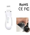 BLK-D016 Ultrasonic Beauty Shovel Skin Machine Vibration Household Facial Cleaning and Washing Massage Instrument Beauty Instrument(White)