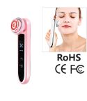 BLK-D919 RF Instrument Facial Vibration Compact Lifting Massager Micro Current Beauty Instrument(Pink)