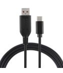 Yoga 3 Interface to Type-C / USB-C Male Power Adapter Charger Cable for Lenovo Yoga 3, Length: About 1.8m (Black)