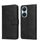 For Huawei nova 11i / Maimang 20 5G / Enjoy 60 Pro Classic Calf Texture Flip Leather Phone Case (Black)