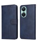 For Huawei nova 11i / Maimang 20 5G / Enjoy 60 Pro Classic Calf Texture Flip Leather Phone Case (Blue)