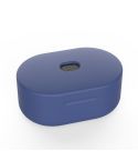 Silicone Charging Box Protective Case for Xiaomi Redmi AirDots / AirDots S / AirDots 2(Dark Blue)