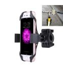 360 Degree Rotation Bicycle Phone Holder with Flexible Stretching Clip for iPhone 7 & 7 Plus / iPhone 6 & 6 Plus / iPhone 5 & 5C & 5s(Black)