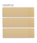1000 PCS Microfiber Fabric Non-woven Cleaning Cloth for Screen Glass(random color)