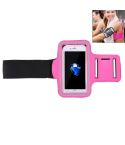 For iPhone 8 Plus & 7 Plus   Sport Armband Case with Key Pocket(Magenta)