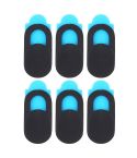 6 PCS Universal Ultra-thin Design WebCam Cover Camera Cover for Desktop, Laptop, Tablet, Phones(Black)