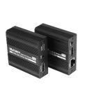 Measy ET100 HDMI Extender Transmitter + Receiver Converter Ethernet Cable, Transmission Distance: 70m (EU Plug)
