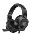 ONIKUMA K19 Single Plug Light Adjustable Gaming Headphone with Microphone(Black)