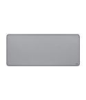 Logitech Keyboard Mouse Desk Mat Pad (Grey)