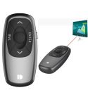 Doosl DSIT011 2.4GHz Mini Rechargeable PowerPoint Presentation Remote Control, Control Distance: 100m(Black)