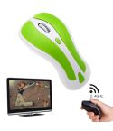 PR-01 6D Gyroscope Fly Air Mouse 2.4G USB Receiver 1600 DPI Wireless Optical Mouse for Computer PC Android Smart TV Box (Green + White)