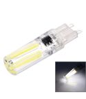 4W Filament Light Bulb , G9 Silicone Dimmable 8 LED for Halls, AC 220-240V(White Light)