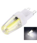 2W Filament Light Bulb, G9 PC Material Dimmable 4 LED for Halls, AC 220-240V(White Light)