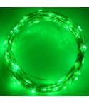 10m 5VMN 6W 500LM LED Silver String Light, USB Powered SMD-0603 Festival Lamp / Decoration Light Strip(Green Light)