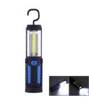 PR5W-1 5W COB+1W F8 IP43 Waterproof White Light LED Torch Work Light , 400 LM Multi-function USB Charging Portable Emergency Work Stand Light with Magnetic & 360 Degrees Swivel Hook(Blue)