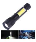 W545 Portable USB Charging LED Electric Torch Flashlight