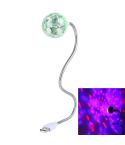 4W USB LED Flexible Lamp RGB Crystal Magic Ball Stage Light