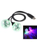 4W RGB 1 to 2 USB LED Crystal Magic Ball Stage Light