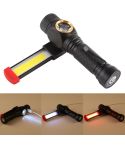 W550 10W 800LM USB Charging T6 + COB IPX6 Waterproof Strong LED Flashlight Work Lamp with 5-Modes