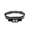 D25 10W 2 x XML-2 IPX6 Waterproof Headband Light, 2400 LM USB Charging Adjustable Outdoor LED Headlight