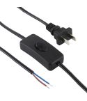 10A Button Switch Power Supply Cable, Cable Length: 1.8m, US Plug, AC 220V