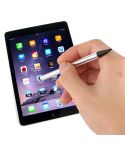 Resistive Capacitive Touch Screen Precision Touch Double Tip Stylus Pen(Silver)