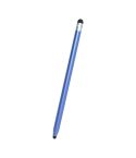 Universal Two-end Rubber Nibs Capacitive Stylus Pen with Magnetic Cap (Blue)